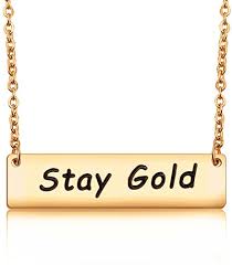 One line in the poem reads, nothing gold can stay, meaning that all good things must come to an end. Amazon Com Tiimg Stay Gold Stay Gold Clothing