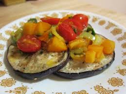 Check spelling or type a new query. Sicilian Eggplant Topped With Tomato Pepper Medley Babaganosh
