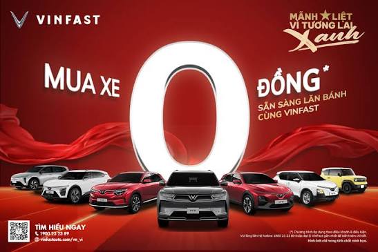 🎉 MUA XE 0 ĐỒNG*, SẴN SÀNG LĂN BÁNH CÙNG VINFAST VinFast triển khai chính sách “Mua ô tô 0 đồng” (*) trên toàn quốc đến hết 31/12/2026, mở ra cơ hội