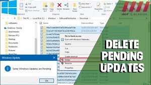 How To Delete Pending Updates On Windows 10 Windows 10 Windows 10 Things