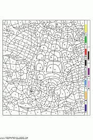 Pin En Color By Number For Adults And Children