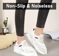 WWW Disposable Shoe Covers 100 Pack(50 Pairs) Boot Covers Non-Slip for  Indoor, Durable Noiseless Shoe Booties Covers for Home, Real Estate,  Workplace, ...