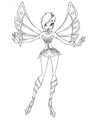 Winx Enchantix Tecna Coloring Page By Timefairy237 On Deviantart Coloring Pages Cartoon Coloring Pages Fairy Coloring