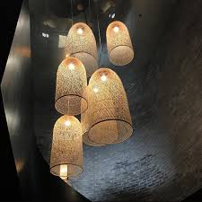 The bamboo pendant by forestier is a fun and festive piece that brings handcrafted warmth to décor. Kandang Rattan Bamboo Cage Pendant Light Tudo Co Tudo And Co