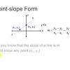 Given the point (4,5) and slope of 6, find y when x=24. 1