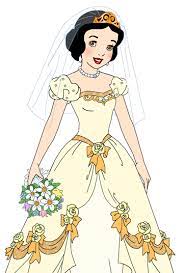 A beautiful white wedding day look that is begging for a snow covered wedding day backdrop. Snow White S Wedding Dress Disney Wedding Dresses Disney Princess Snow White Snow White Wedding Dress