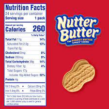 Along with peanut butter, whey protein isolate provides most of the protein in these protein cookies. Nutter Butter Peanut Butter Sandwich Cookies 4 Per Pk 24 Pk 3 Bl Walmart Com Walmart Com