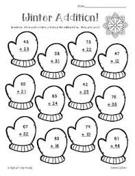 Winter 2 Digit Addition Practice Worksheet Pack With And Without Regrouping Subtraction Practice Subtraction Practice Worksheets Subtraction