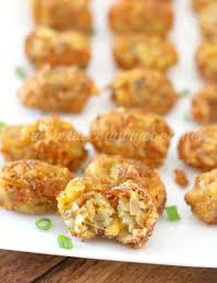 Bouchees De Pommes De Terre Tater Tots Maison Avec Mayonnaise Chipotle Recette Brunch Pommes De Terre Croustillantes Et Cuisson Des Aliments