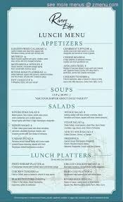 online menu of rivers edge restaurant