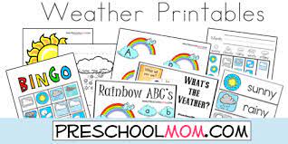 Weather Preschool Printables Preschool Weather Preschool Printables Weather Theme