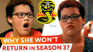 Aisha, also did not return,. Cobra Kai The Real Reason Why Aisha Left The Show Ossa Youtube