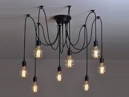 Spider Chandelier 3 15 Pendant Light Industrial Lighting Etsy Hanging Ceiling Lights Ceiling Pendant Lights Chandelier Pendant Lights