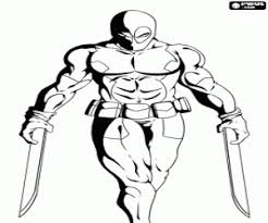 Dibujos Para Colorear De Deadpool