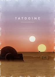 Tatooine Poster Tatooine Digital Tatooine Poster Star Etsy Star Wars Prints Star Wars Poster Star Wars Background