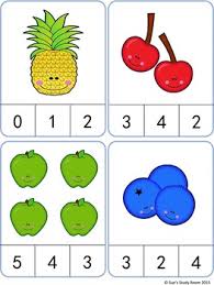 Fruit Count And Clip Cards Numbers 1 20 En 2020 Actividades De Matematicas Preescolares Actividades De Aprendizaje Preescolares Pensamiento Matematico Preescolar