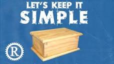 Make a simple box with hand tools. - YouTube