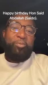 Happy Birthday Hon Said Abdallah Celebration