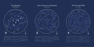 Nick Rougeuxs Literary Constellations Map The First