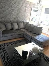 The most common gray velvet sofa material is velvet. Inspirational Living Room Ideas Living Room Design Grey Crushed Velvet Sofa Living Room Ideas