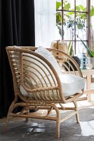 Buskbo Rattan Djupvik White Armchair Ikea Ikea Armchair Glam Living Room Room Ideas Bedroom