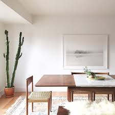Large Plants Make A Serious Statement In Any Room They Add Height Bring Life To A Space Dining Room Design Modern Modern Dining Room Dining Room Design