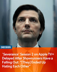 The second season of Apple TV+'s #Severance is reportedly facing  significant production delays after series co-showrunners Mark Friedman and  Dan Erickson had a major falling out
