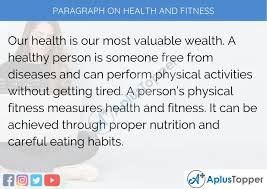 Pin On Paragraph On Health And Fitness