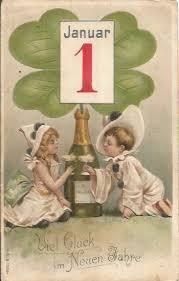 Epa Cartolina Pierrot Buon Anno In Rilievo Inizio 900 Tedesca 2 Cartoline Cartolina Anno Nuovo Biglietti Di Natale Vintage