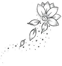 Flower Tattoo Stencils New In Small Templates Flower Outline Tattoo Simple Flower Tattoo Flower Outline