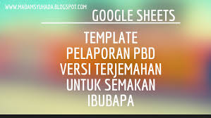 Pbd tahun 1 versi 3 kssr semakan. Madam Syuhada S Blog For Su Pbs And Pbd English Lesson Template Pelaporan Pbd Versi Terjemahan Dengan Menu Semakan No Mykid