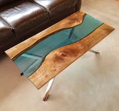 Sold Epoxy River Coffee Table Live Edge Coffee Table Wood River Table Resin Coffee Table Live Edge Coffee Table Coffee Table Wood Resin Furniture