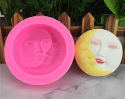Moon Face Moldmold- Flexible Silicone Push Mold
