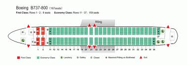 air china airlines boeing 737 800 aircraft seating chart