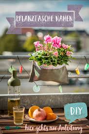 Diy Pflanztasche Fur Den Balkon Pflanztasche Pflanzen Und Diy Anleitungen