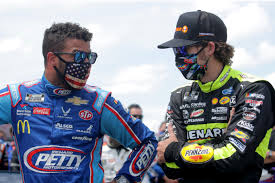 Nascar cup series driver brad keselowski (2) celebrates after winning the geico 500 at talladega superspeedway on sunday, april 25, 2021. Ryan Blaney Wins Talladega After Emotional Day For Wallace Nascar