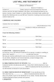 Sign your will in front of. Sample Legal Will Freewillstoprint Com Will And Testament Last Will And Testament Legal
