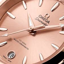 Omega seamaster aqua terra shades automatic 34 mm steel and 18 carat rose  gold pink