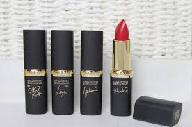 L'Oreal Red Lipstick Collection