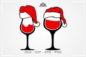If you are in a party mood, download drink set wallpaper in 1024x768 resolution jpg, illustrator eps, ai, svg and pdf vector art format. Christmas Santa Wine Glass Svg Design 372662 Svgs Design Bundles