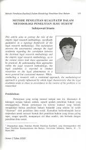 Dimasukkan dalam kajian epistemologi yang membahas hakikat Pdf Metode Penelitian Kualitatif Dalam Metodologi Penelitian Ilmu Hukum