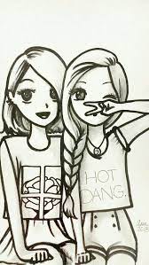 Best friend drawing ideas black and white cute anime free. Image Decouverte Par Faustine1405 La Licorne Decouvrez Et Enregistrez Vos Images Et Videos Sur Bff Drawings Drawings Of Friends Cute Best Friend Drawings