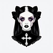 Free and customizeable young gothic girl ahegao templates - Playground