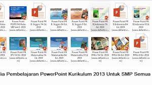 Check spelling or type a new query. Kumpulan Media Pembelajaran Powerpoint Kurikulum 2013 Untuk Smp Kelas Vii Viii Dan Ix Semua Mata Pelajaran Defantri Com