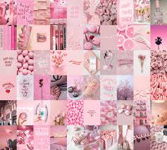 Light Pink Baby Pink Aesthetic Wall Collage Kit Digital Copy Etsy Live Wallpaper Iphone Baby Pink Aesthetic Pink Wallpaper Iphone