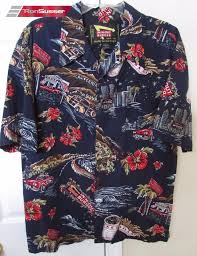 In N Out Burger Licensed Casual Hawaiian Shirt Large Ronsusser Com