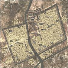 The Ancient City Of Babylon 1280x1280 R Mapporn Ancient Babylon Map Ancient Babylon Ancient Maps