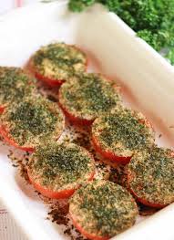 Tomates A La Provencale Au Four Elle Mijote Quelque Chose Recette Recette Tomate Provencale Tomates Provencales Recettes De Cuisine