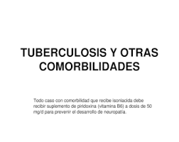 Las comorbilidades asociadas a la enfermedad pulmonar obstructiva crónica (epoc) son el conjunto de alteraciones y trastornos que pueden encontrarse asociados, por uno u otro motivo, a esta enfermedad. Tuberculosis Y Otras Comorbilidades