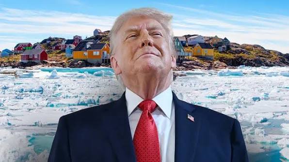 Iceland summoned the US ambassador after President Donald Trump posted an  image on social media showing the island and other countries covered by the  American flag, local broadcaster RUV says.